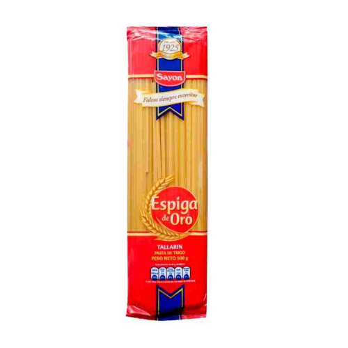 FIDEOS ESPIGA DE ORO TALLARIN BOLSA 500 GR La Gran Bodega