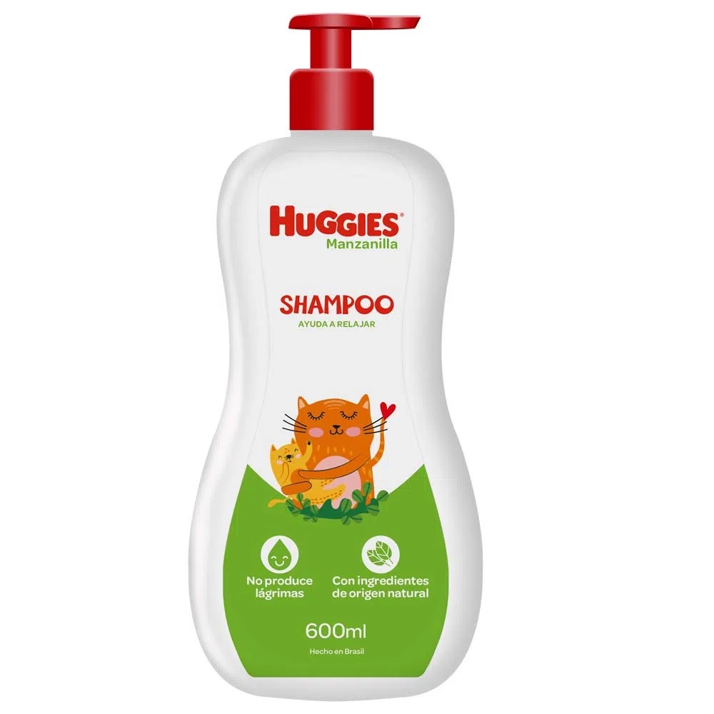 SHAMPOO HUGGIES CALMANTE MANZANILLA FRASCO 600ML La Gran Bodega